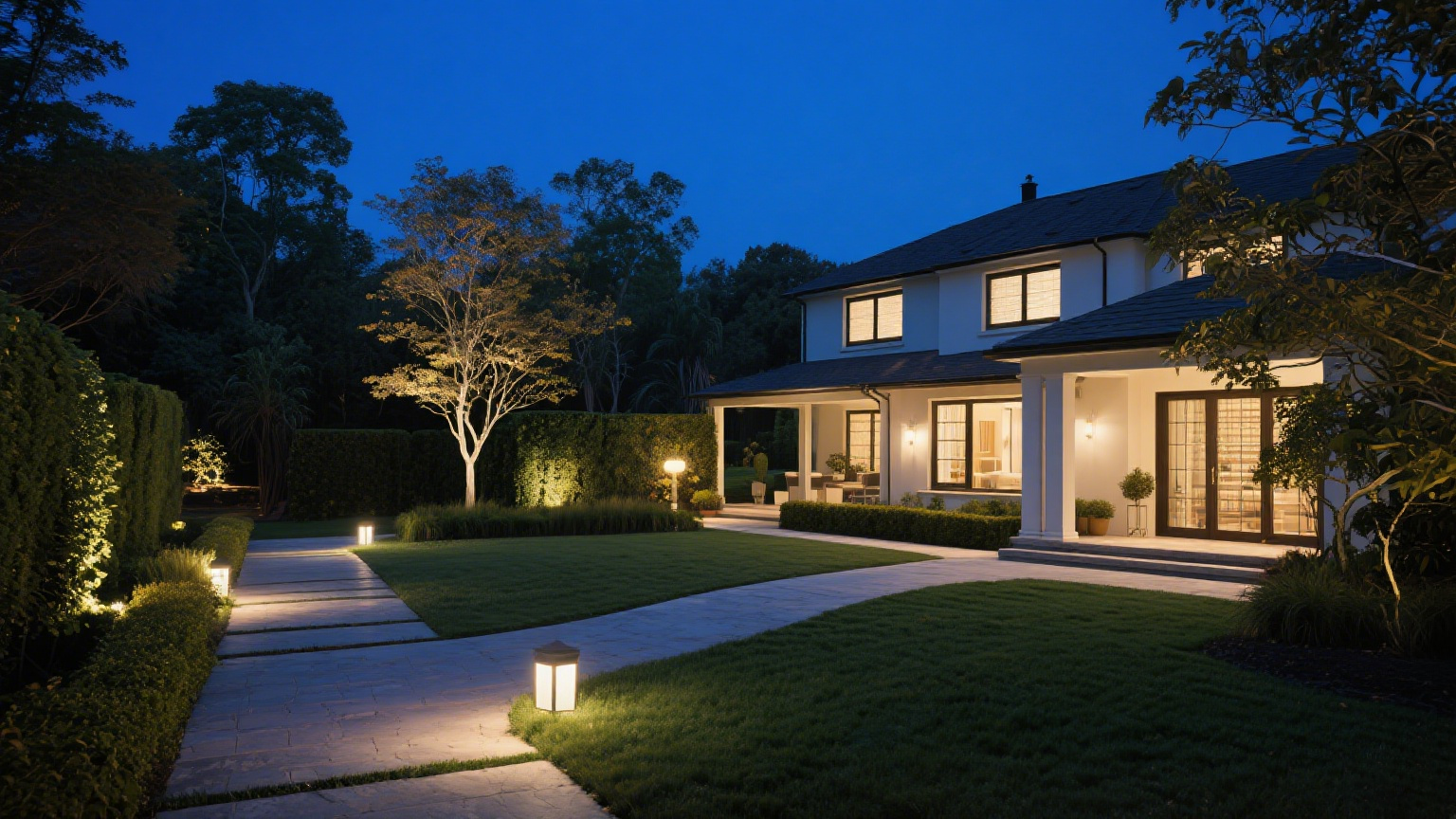 別墅庭院照明方案推薦 參數(shù)示意